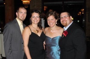 Matt and Nadine Gregerson, Katie Lindenfelser, and Matt Christensen 