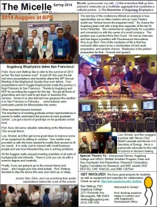 Spring 14 Issue - Biophysics Newsletter (page 2)