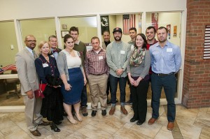 Student, Staff, Faculty, Alumni Gather to Dedicate Vets' Lounge