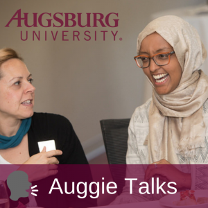 Auggie Talks, two women talking