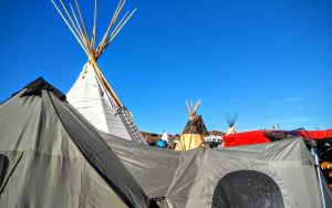 camp at Standing Rock