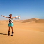 Nikala Pieroni, in Namibia