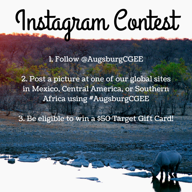 Enter the Instagram Photo Contest with #AugsburgCGEE