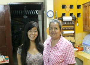 Amanda and her Host Mom in Nicaragua