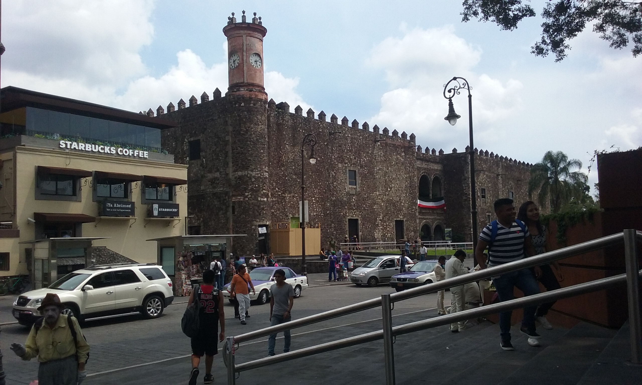 The newest addition to downtown Cuernavaca, Starbucks.