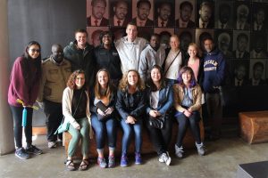 Group pose at Steve Biko Center