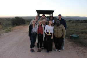 Group pose at National Elephant Park