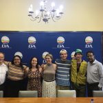 Student group stands in DA Parliament