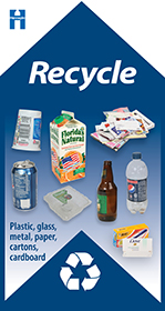 Hennepin County Recycle: plastic, glass, metal, paper, cartons, cardboard