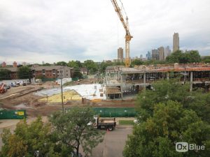 Hagfors Center construction site August 19, 2016