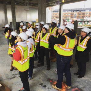 Student Government leaders tour the Hagfors Center