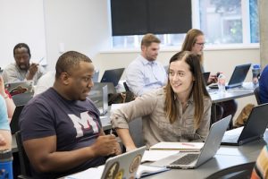 In an established program like the MBA at Augsburg University, get hands-on experience in a business simulation, an international trip, and work with a variety of professionals in your cohort.