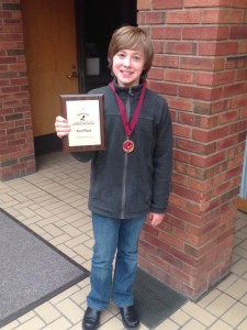 Max Meyer will advance to the National Spelling Bee.