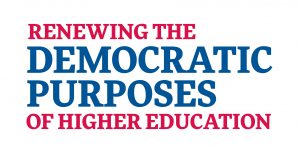 Essay Title: Renewing the Democratic Purposes of Higher Education