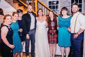 Group photo at the Chriastek wedding