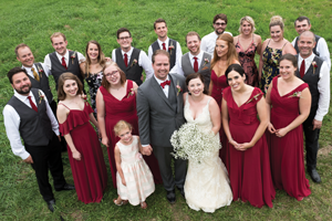 Groups photo at the Lienard wedding