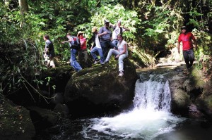 Augsburg students on location in Nicaragua learn about co-op farming and best practices for sustainability and community development.