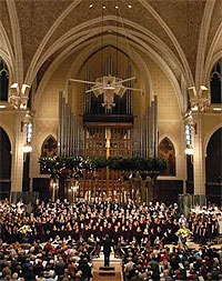 Augsburg Choir performs at Advent Vespers