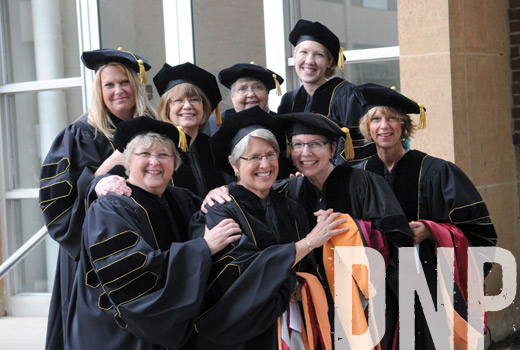 First cohort of students in the Doctor of Nursing Practice program