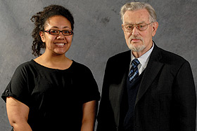 Shonna Fulford and a scholarship donor