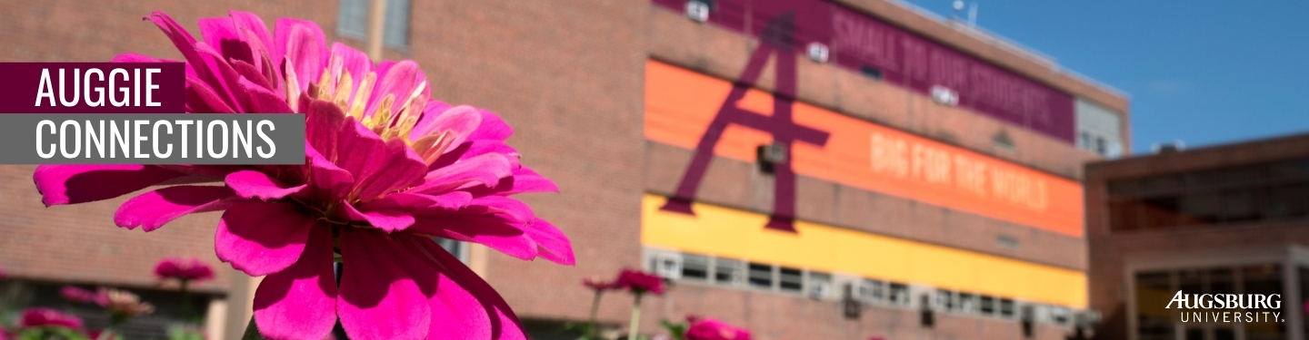 Augsburg campus in spring