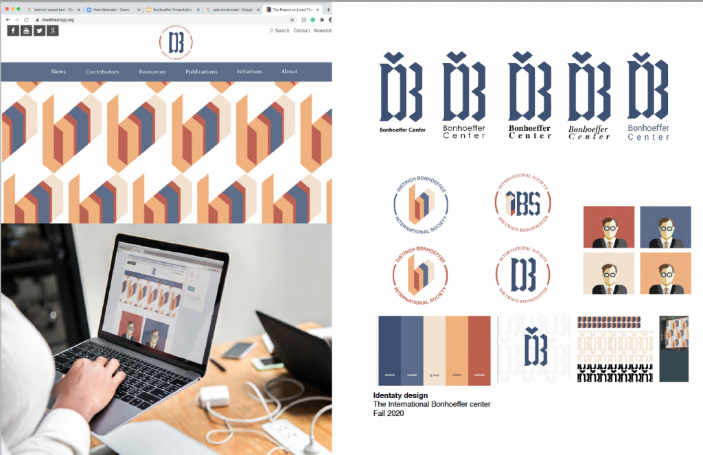 Bonheffer Center mockups