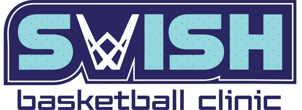 Swish basketball clinic logo