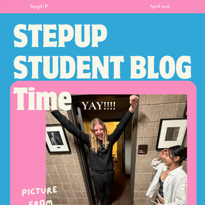 Title reading Student Blog time!!
