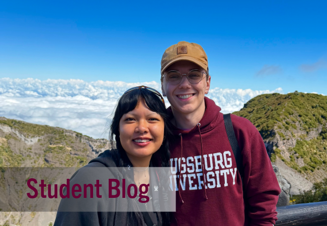 StepUP Student Blog Photo of two StepUP students on top of a mountain