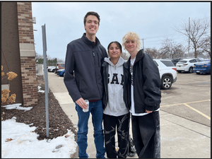 Three StepUP scholars smiling