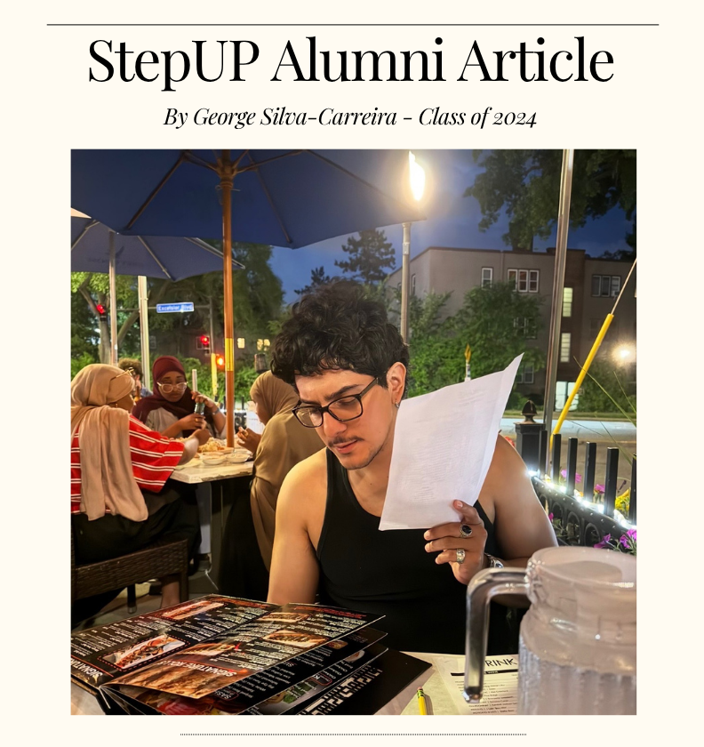 StepUP Alumni Artical by By George Silva-Carreira - Class of 2024