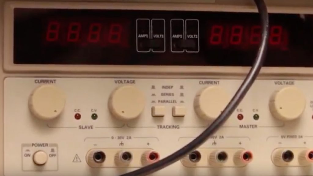 Voltage meter [still frame from the film]