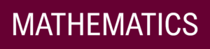 A button that says "mathematics" and leads to the Mathematics, Computer Science, and Data Science homepage.
