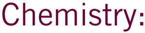 A button that says "Chemistry" and leads to the Chemistry homepage.