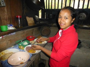 Preparing food