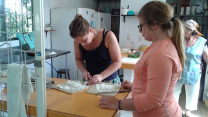 Cooking lesson in Mexico