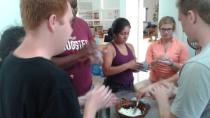 Cooking lesson in Mexico