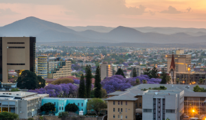 Windhoek, Namibia city skyline