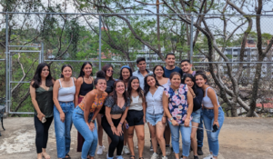 group of students outside