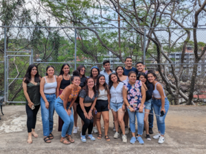 group of students outside