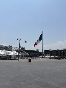 Mexican Flag Flying