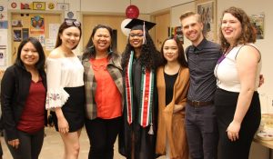 international student receives award