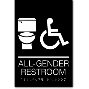 All Gender Restroom Sign