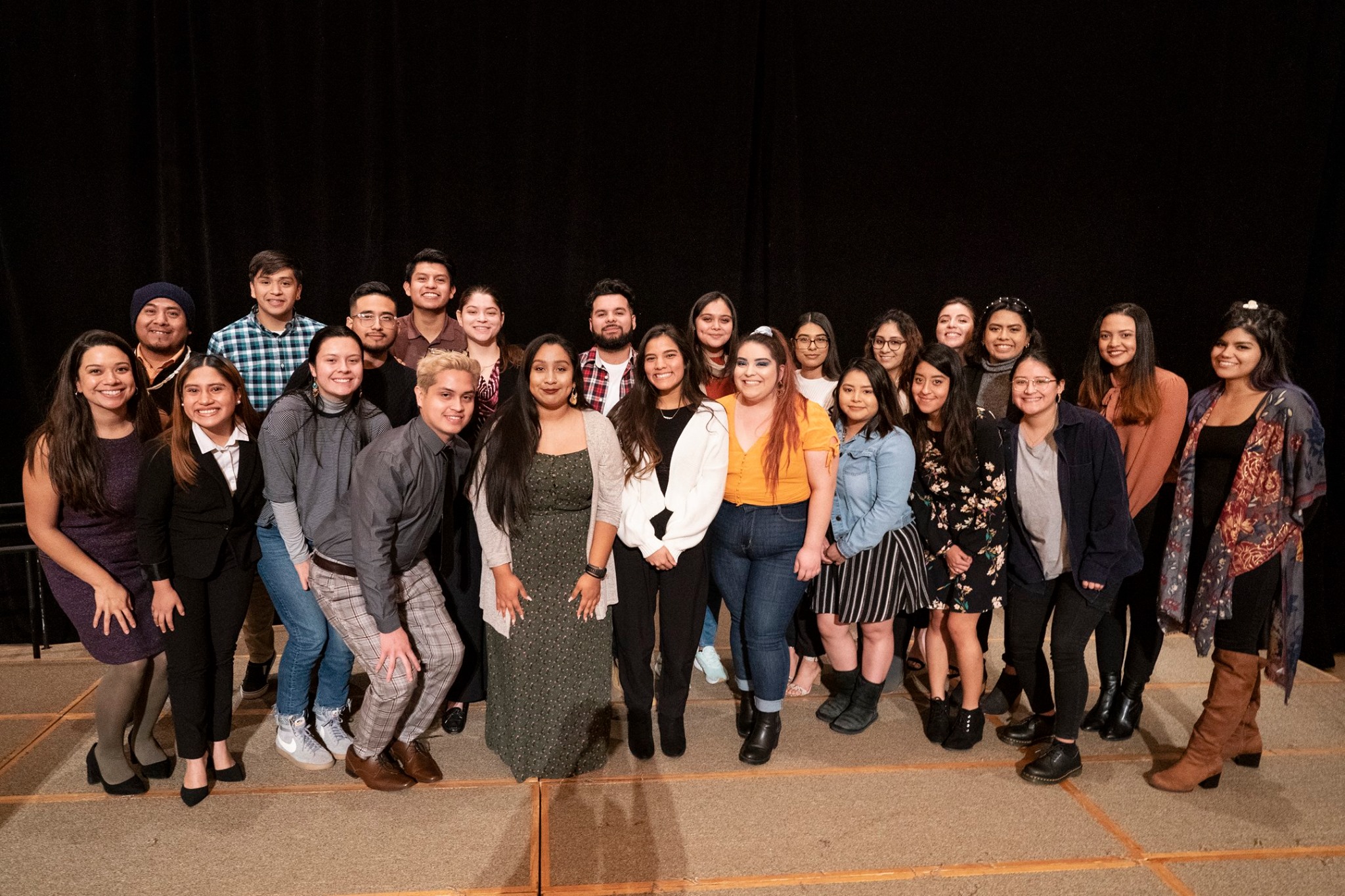 2019-2020 HOLA Scholars at the MSS Scholarship Recognition Dinner