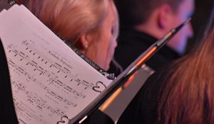 Image taken from within the pit choir