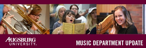 Email Header with the title Occasional Updates from the Music Department