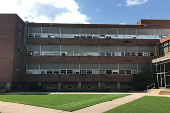 Science Hall Before the Painting