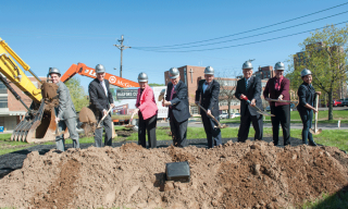 Groundbreaking for the Hagfors Center