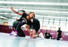 Minnesota’s only varsity women’s wrestling team