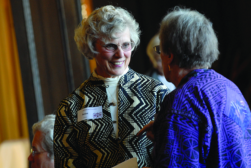 Anne Frame in her Norwegian sweater